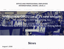 Tablet Screenshot of opeiu-local2.org
